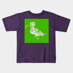 green leaf seagull ecopop Kids T-Shirt